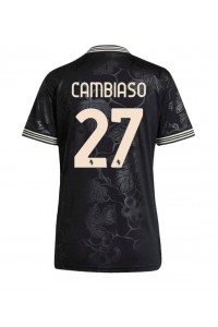 Juventus Andrea Cambiaso #27 Jalkapallovaatteet Naisten Kolmaspaita 2025-26 Lyhythihainen